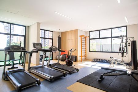 Apartamento à venda com 45m², 2 quartos e 1 vaga Apartamento à venda com 45m², 2 quartos e 1 vagaÁrea comum - Academia