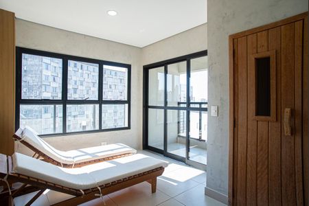 Apartamento à venda com 45m², 2 quartos e 1 vaga Apartamento à venda com 45m², 2 quartos e 1 vagaÁrea comum - Sauna