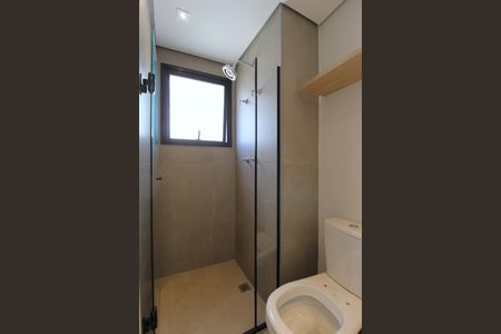 Banheiro da Suíte de kitnet/studio para alugar com 1 quarto, 38m² em Indianópolis, São Paulo