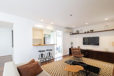 Sala de apartamento para alugar com 1 quarto, 95m² em Vila Olímpia, São Paulo