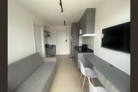 Sala de apartamento para alugar com 1 quarto, 27m² em Campo Belo, São Paulo