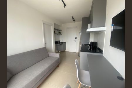 Sala de apartamento para alugar com 1 quarto, 27m² em Campo Belo, São Paulo
