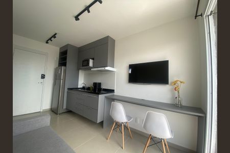 Sala de apartamento para alugar com 1 quarto, 27m² em Campo Belo, São Paulo