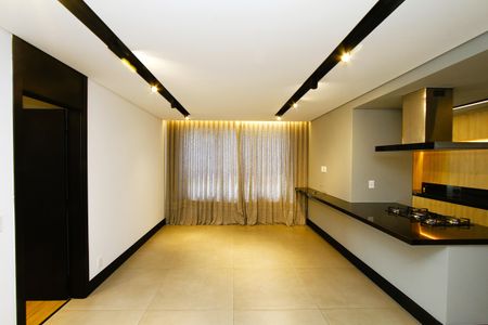 Sala de apartamento para alugar com 2 quartos, 74m² em Estoril, Belo Horizonte