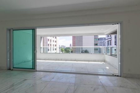Varanda da Sala de apartamento à venda com 4 quartos, 180m² em Santo Agostinho, Belo Horizonte