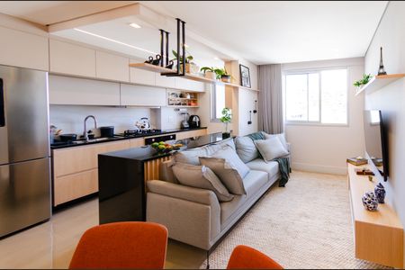 Apartamento à venda com 44m², 1 quarto e 2 vagas Apartamento à venda com 44m², 1 quarto e 2 vagasSala