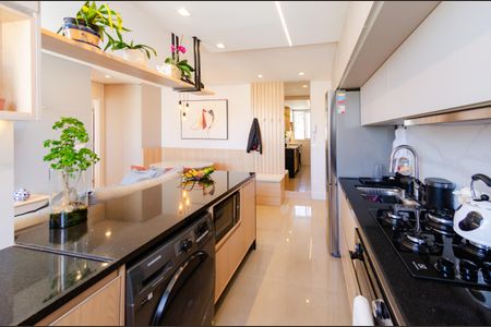 Apartamento à venda com 44m², 1 quarto e 2 vagas Apartamento à venda com 44m², 1 quarto e 2 vagasCozinha