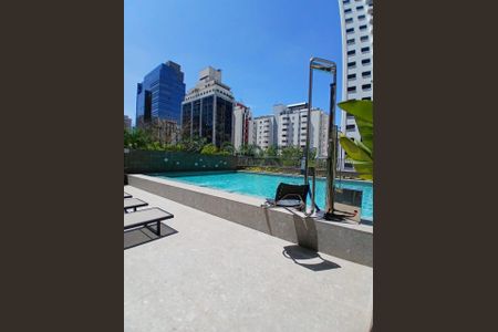 Área comum de kitnet/studio para alugar com 1 quarto, 26m² em Moema, São Paulo