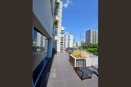 Área comum de kitnet/studio à venda com 1 quarto, 27m² em Indianópolis, São Paulo