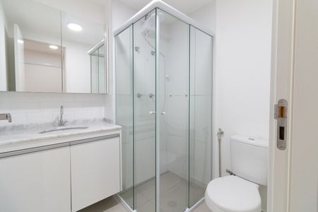 Banheiro de apartamento à venda com 1 quarto, 27m² em Butantã, São Paulo