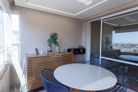 Varanda da Sala de apartamento à venda com 3 quartos, 95m² em Caiçaras, Belo Horizonte