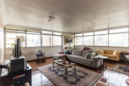 Sala de apartamento à venda com 4 quartos, 240m² em Santa Cecilia, São Paulo
