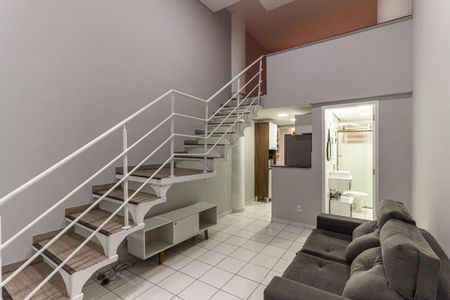Sala de apartamento para alugar com 1 quarto, 56m² em Campos Elíseos, São Paulo