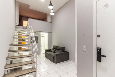 Sala de apartamento para alugar com 1 quarto, 56m² em Campos Elíseos, São Paulo