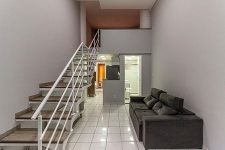 Sala de apartamento para alugar com 1 quarto, 56m² em Campos Elíseos, São Paulo