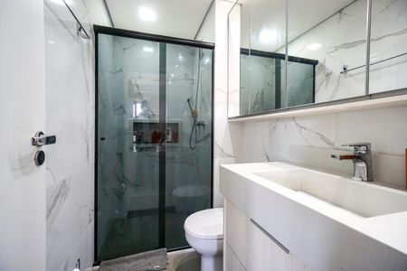 Banheiro Social de kitnet/studio à venda com 1 quarto, 25m² em Tatuapé, São Paulo