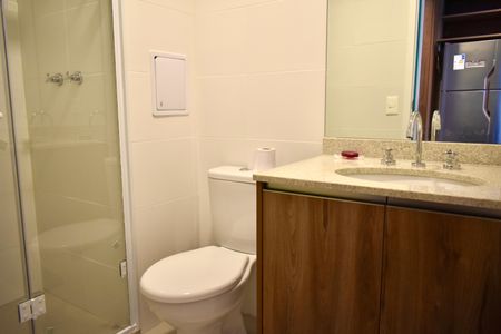 Studio para alugar com 28m², 0 quarto e sem vaga Studio para alugar com 28m², 0 quarto e sem vagaBanheiro