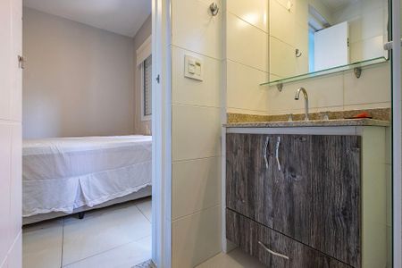 Apartamento para alugar com 48m², 1 quarto e 1 vaga Apartamento para alugar com 48m², 1 quarto e 1 vagaBanheiro da Suíte