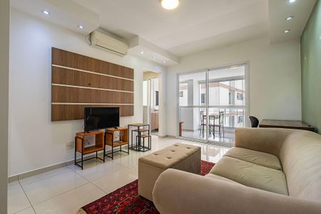 Sala/Cozinha de apartamento para alugar com 1 quarto, 48m² em Jardim Paulista, São Paulo