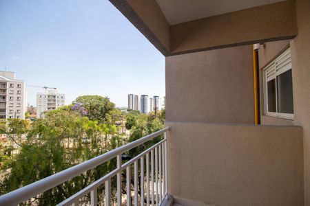 Varanda da Sala de apartamento para alugar com 2 quartos, 58m² em Parque Campolim, Sorocaba