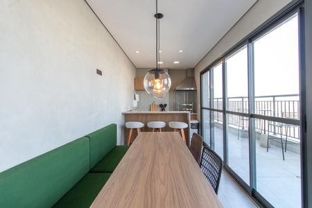 Studio à venda com 27m², 1 quarto e sem vagaÁrea comum - Área Gourmet