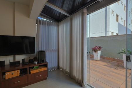 Sala de apartamento à venda com 3 quartos, 250m² em Castelo, Belo Horizonte