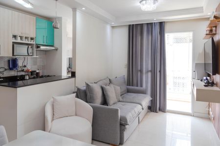 Sala de apartamento à venda com 2 quartos, 51m² em Gopouva, Guarulhos