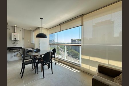 Varanda de apartamento para alugar com 1 quarto, 56m² em Vila Olímpia, São Paulo