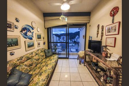 Sala de apartamento para alugar com 2 quartos, 94m² em Gonzaga, Santos
