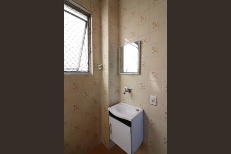 Banheiro Social de kitnet/studio para alugar com 1 quarto, 30m² em Assunção, São Bernardo do Campo
