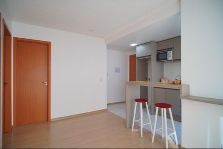 sala de apartamento para alugar com 2 quartos, 47m² em Santo Afonso, Novo Hamburgo