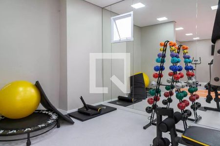 Apartamento à venda com 28m², 1 quarto e sem vaga Apartamento à venda com 28m², 1 quarto e sem vagaÁrea comum - Academia