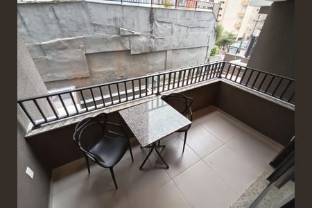 Studio à venda com 34m², 1 quarto e sem vagaVaranda