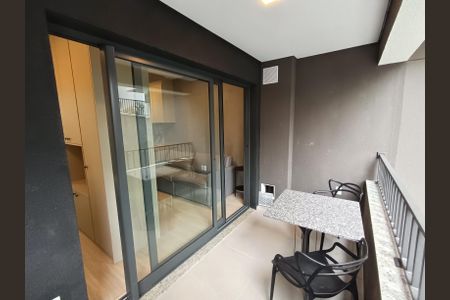 Studio à venda com 34m², 1 quarto e sem vagaVaranda