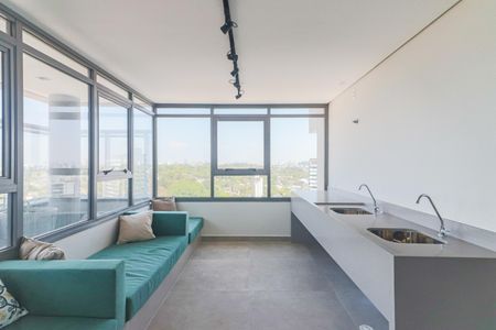 Studio para alugar com 32m², 1 quarto e sem vaga Studio para alugar com 32m², 1 quarto e sem vagaLavanderia prédio