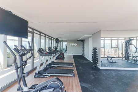 Studio para alugar com 32m², 1 quarto e sem vaga Studio para alugar com 32m², 1 quarto e sem vagaÁrea comum - Academia