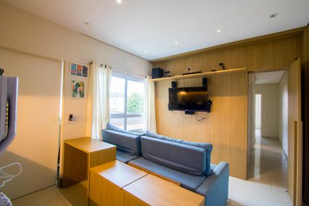 Sala de apartamento para alugar com 3 quartos, 125m² em Vila Alzira, Santo André