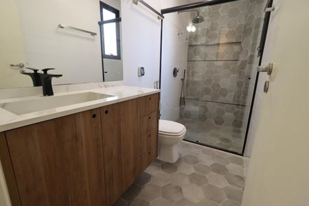Apartamento para alugar com 122m², 3 quartos e 2 vagas Apartamento para alugar com 122m², 3 quartos e 2 vagasBanheiro da Suíte
