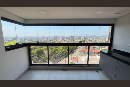 Sala - Sala de Jantar Varanda de apartamento para alugar com 3 quartos, 65m² em Vila Assunção, Santo André
