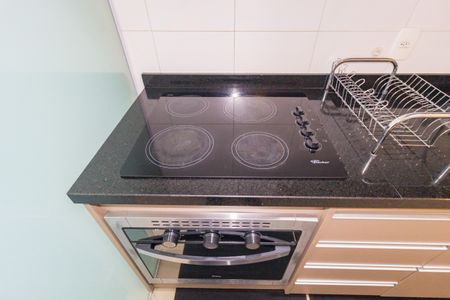 Apartamento à venda com 57m², 1 quarto e 2 vagas Apartamento à venda com 57m², 1 quarto e 2 vagasDetalhe - Cozinha