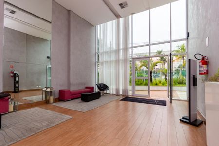 Apartamento à venda com 57m², 1 quarto e 2 vagas Apartamento à venda com 57m², 1 quarto e 2 vagasHall social