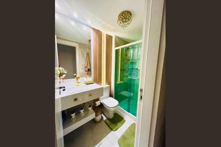 Banheiro da Suíte de apartamento para alugar com 2 quartos, 76m² em Barra Olímpica, Rio de Janeiro