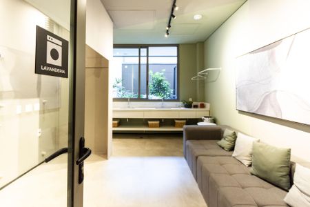 Studio à venda com 27m², 1 quarto e sem vagaLavanderia