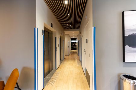 Studio à venda com 27m², 1 quarto e sem vagaHall do elevador