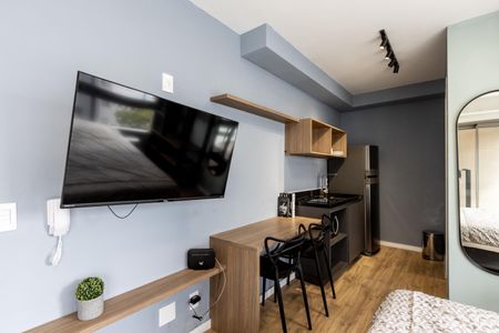 Studio de kitnet/studio para alugar com 1 quarto, 27m² em Barra Funda, São Paulo