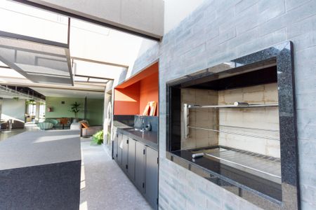 Studio à venda com 27m², 1 quarto e sem vagaChurrasqueira