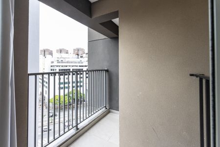 Studio à venda com 27m², 1 quarto e sem vagaVaranda