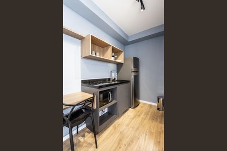 Studio à venda com 27m², 1 quarto e sem vagaCozinha