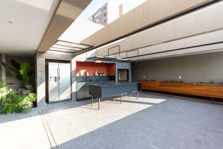 Studio à venda com 27m², 1 quarto e sem vagaChurrasqueira