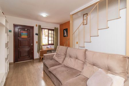 Sala de casa de condomínio à venda com 2 quartos, 56m² em Vila Nova, Porto Alegre